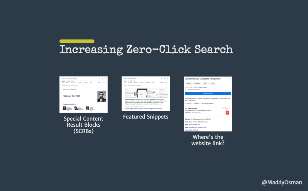 Increasing Zero-Click Search