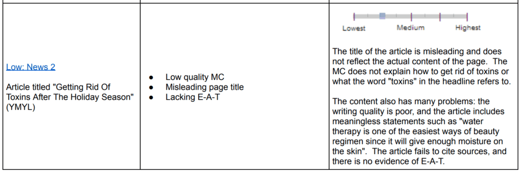 meaningless statements don’t add value