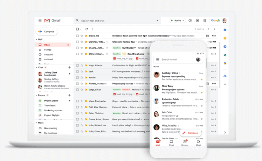 Google Workspace Inbox