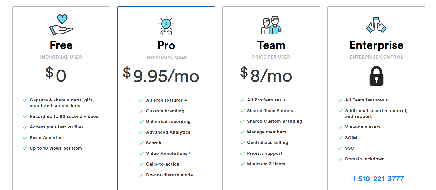 CloudApp Pricing