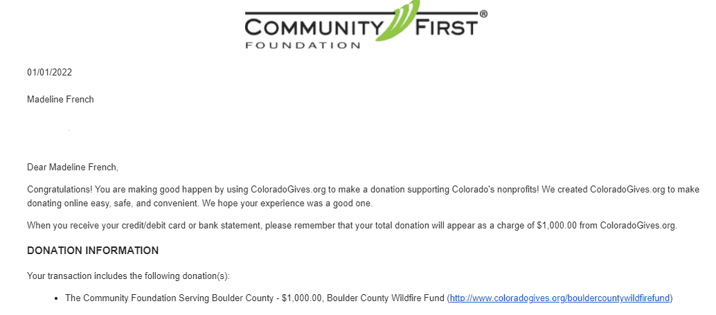 The Community First Foundation