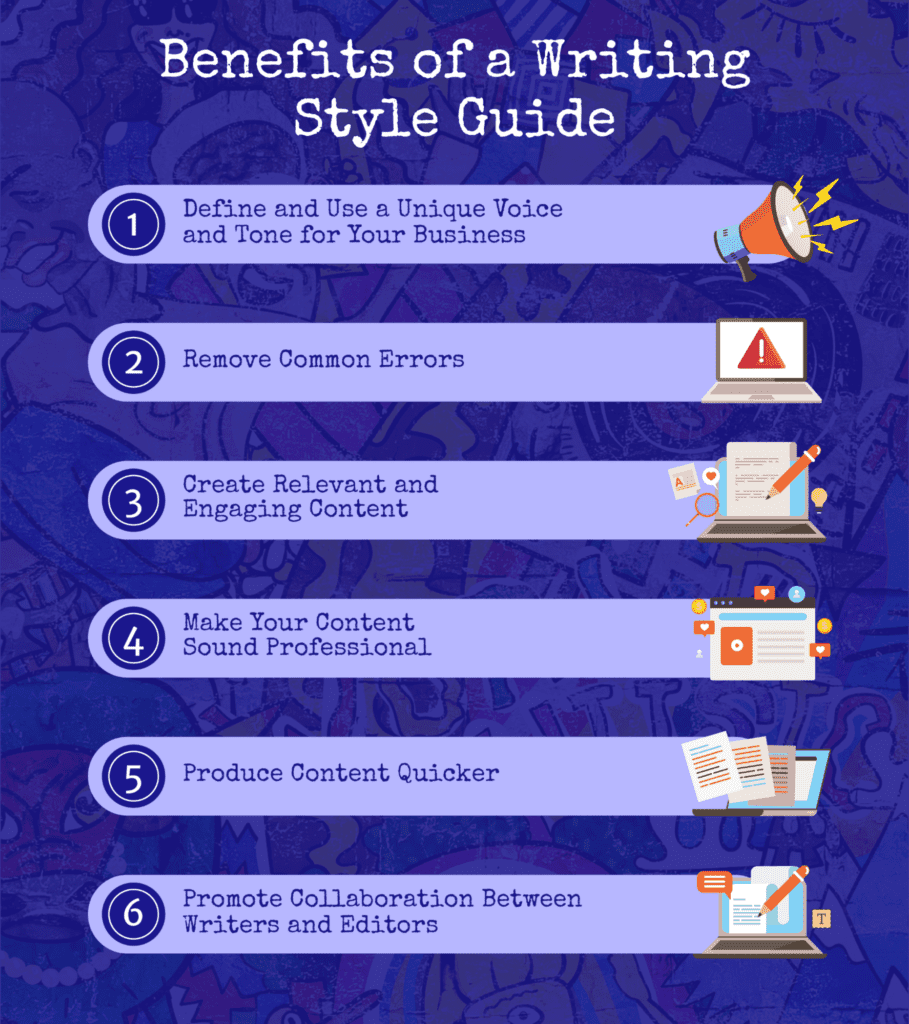 Style guide benefits