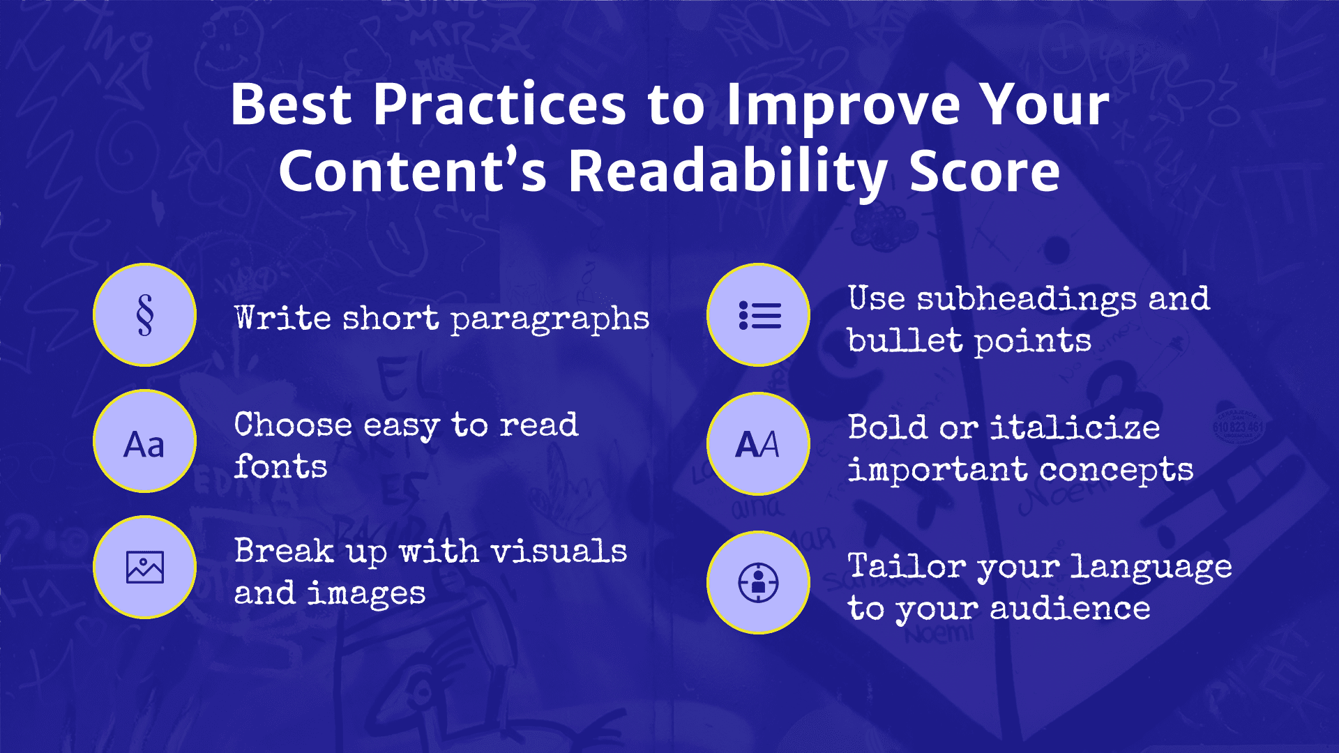 Best practices to improve your content’s readability score