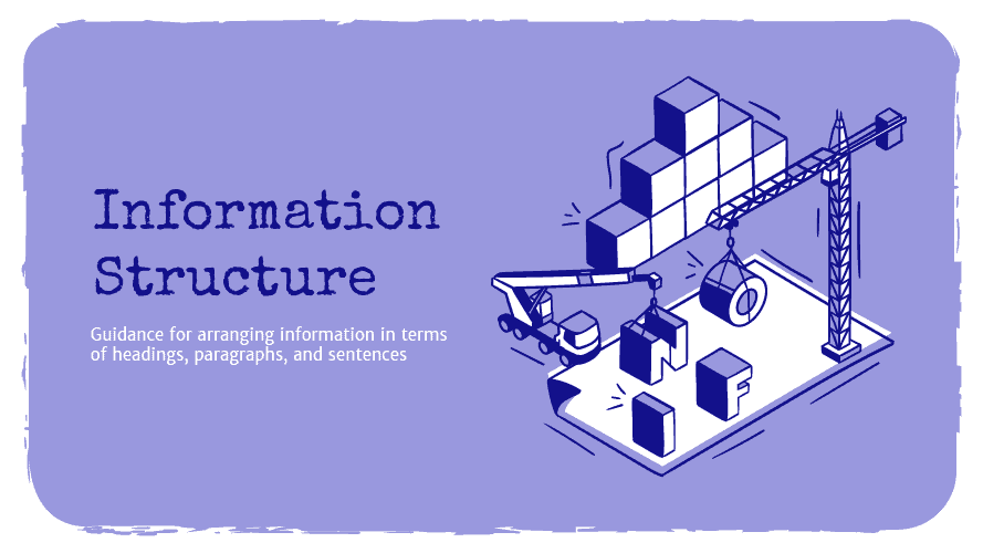 Style Guide - Information Structure