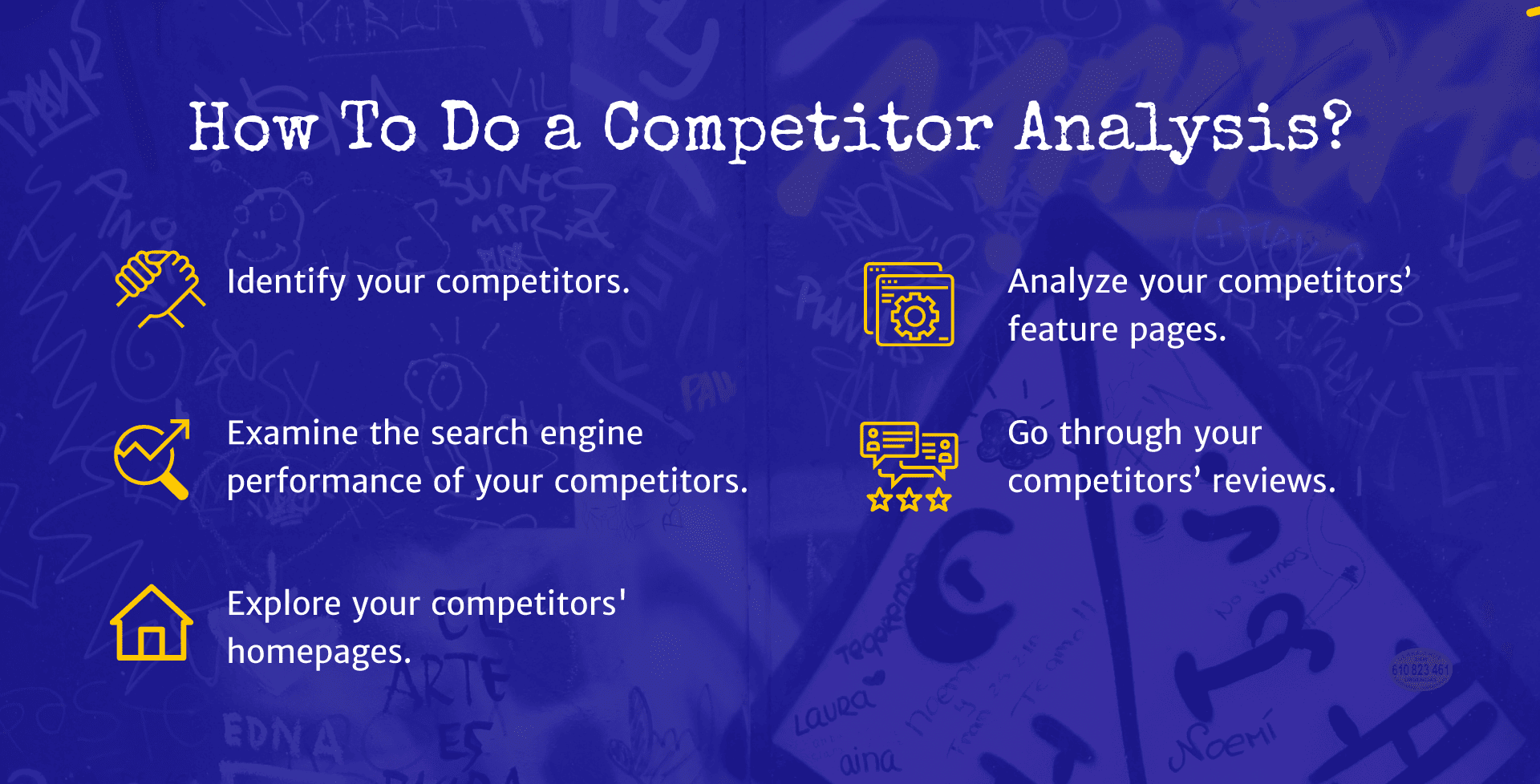 Steps to perform a competitor analysis