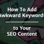How to use keywords in digital content.