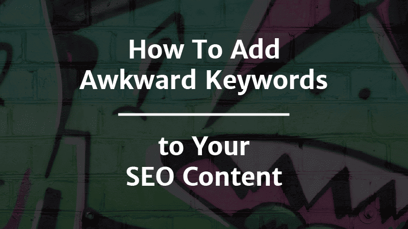 How to use keywords in digital content.