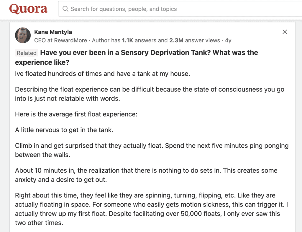 Screenshot of a Quora question.