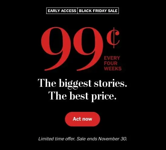 GetResponse Best Black Friday ad campaigns