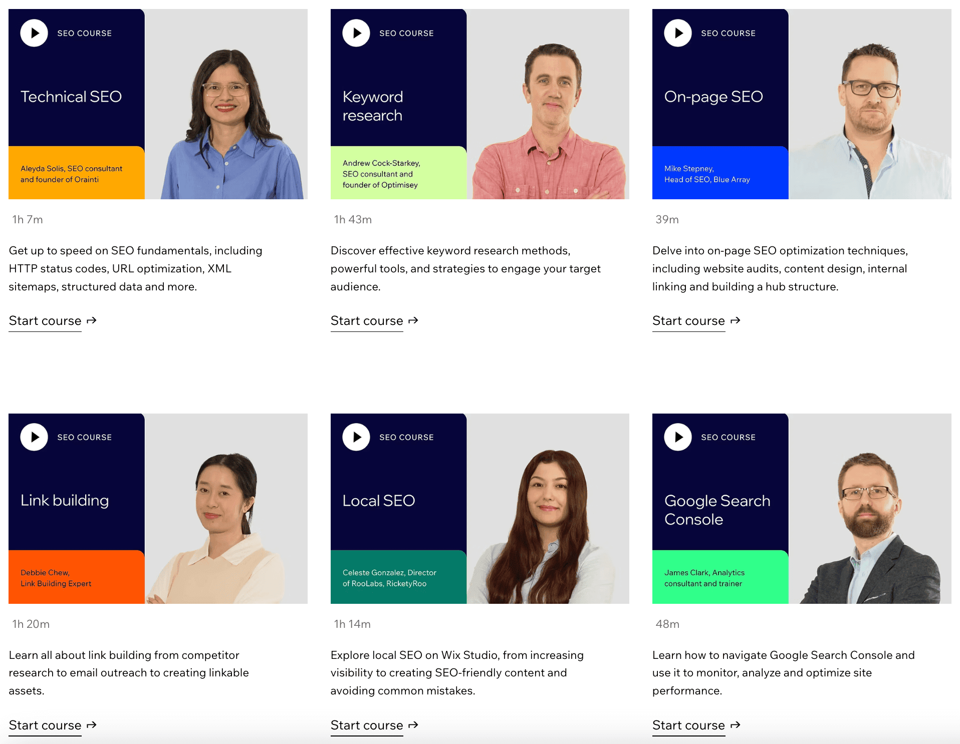 Wix SEO course