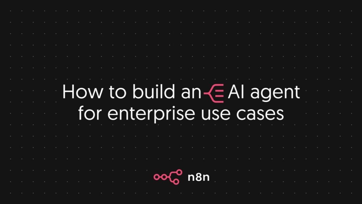 How to build an AI agent for enterprise use cases